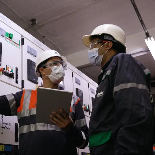 Engineers at work