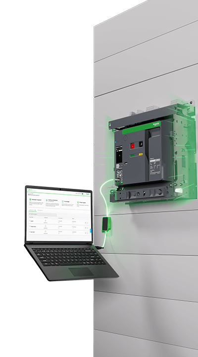 通过 USB-C 连接至 EcoStruxure